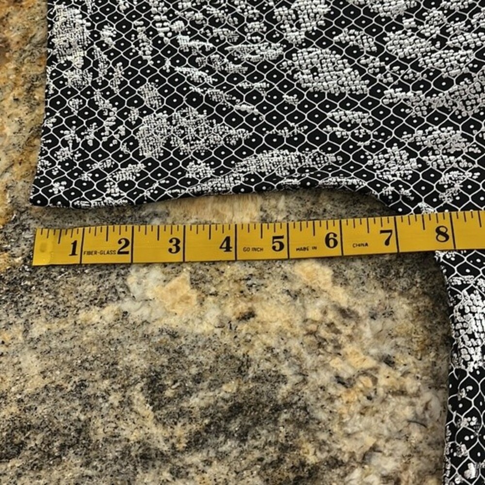 Hailey Logan by Adrianna Papell mini shift cocktail dress black metallic XS - Picture 12 of 14